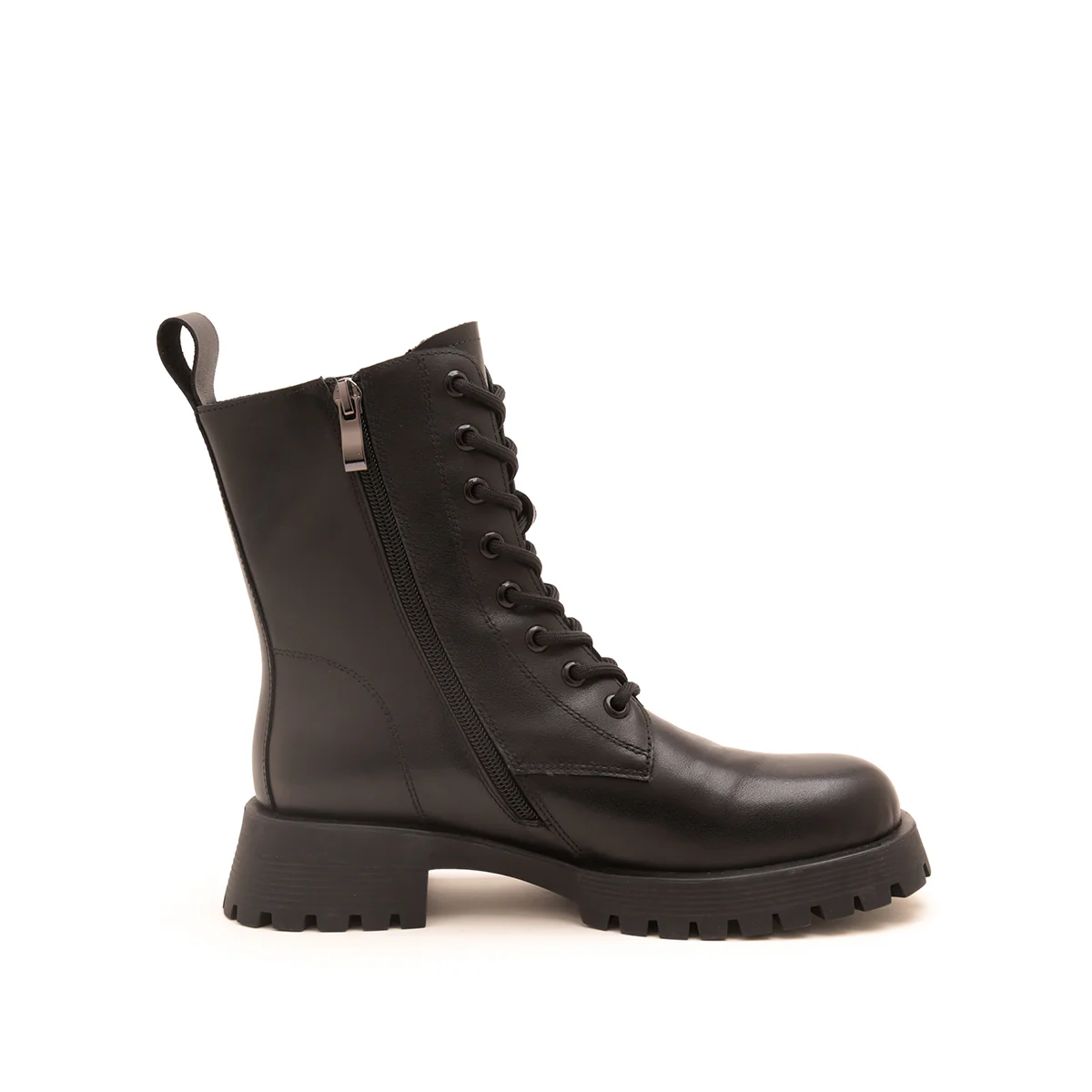 MILLIE'S Black Leather Leather Boots (Women) - Image 3