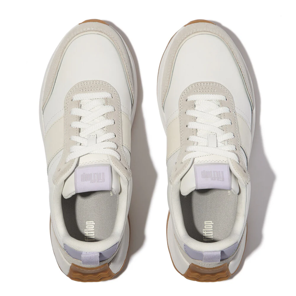 FITFLOP F-Mode Flow Leather/Suede Flatform Sneakers (Women) - Image 3