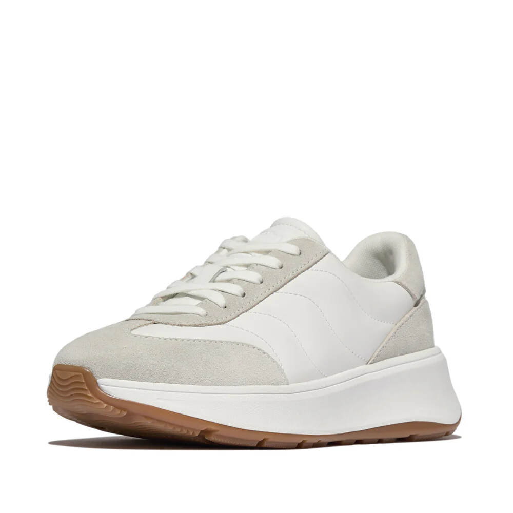 FITFLOPF-Mode T-Toe Wave Leather/Suede Sneakers (Women) - Image 2