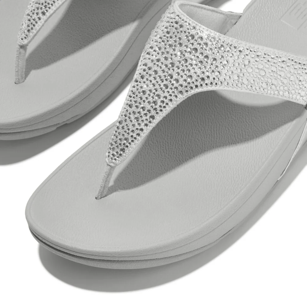 FITFLOP Lulu Crystal-Mix Toe-Post Sandals (Women) - Image 3