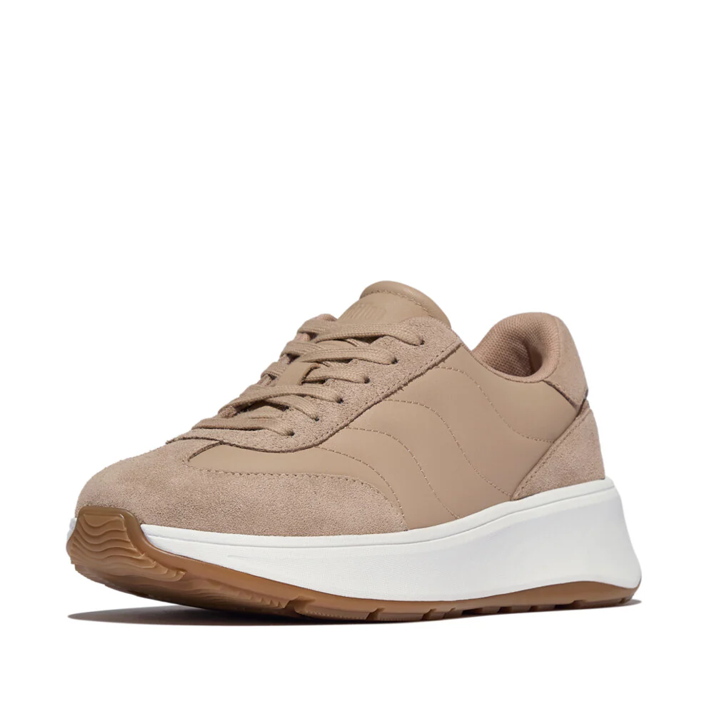FITFLOP F-Mode T-Toe Wave Leather/Suede Sneakers (Women) - Image 2