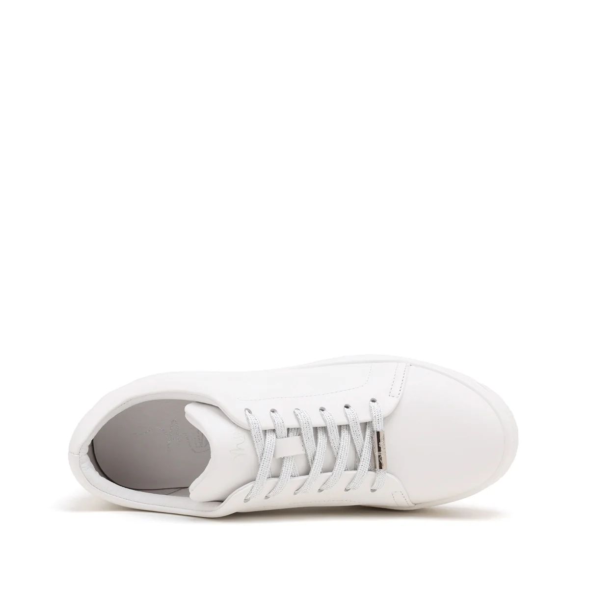 MILLIE'S Off-White Leather Casual Shoes (Women) - Image 4