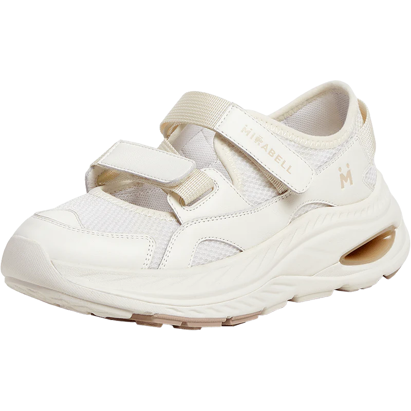 MIRABELL Textile/Cowhide Leather Comfortable Sandals (Women) - Image 3